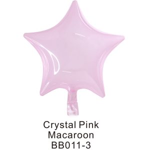 Bubble crystal pink star 40 cm BBQ011-18-3